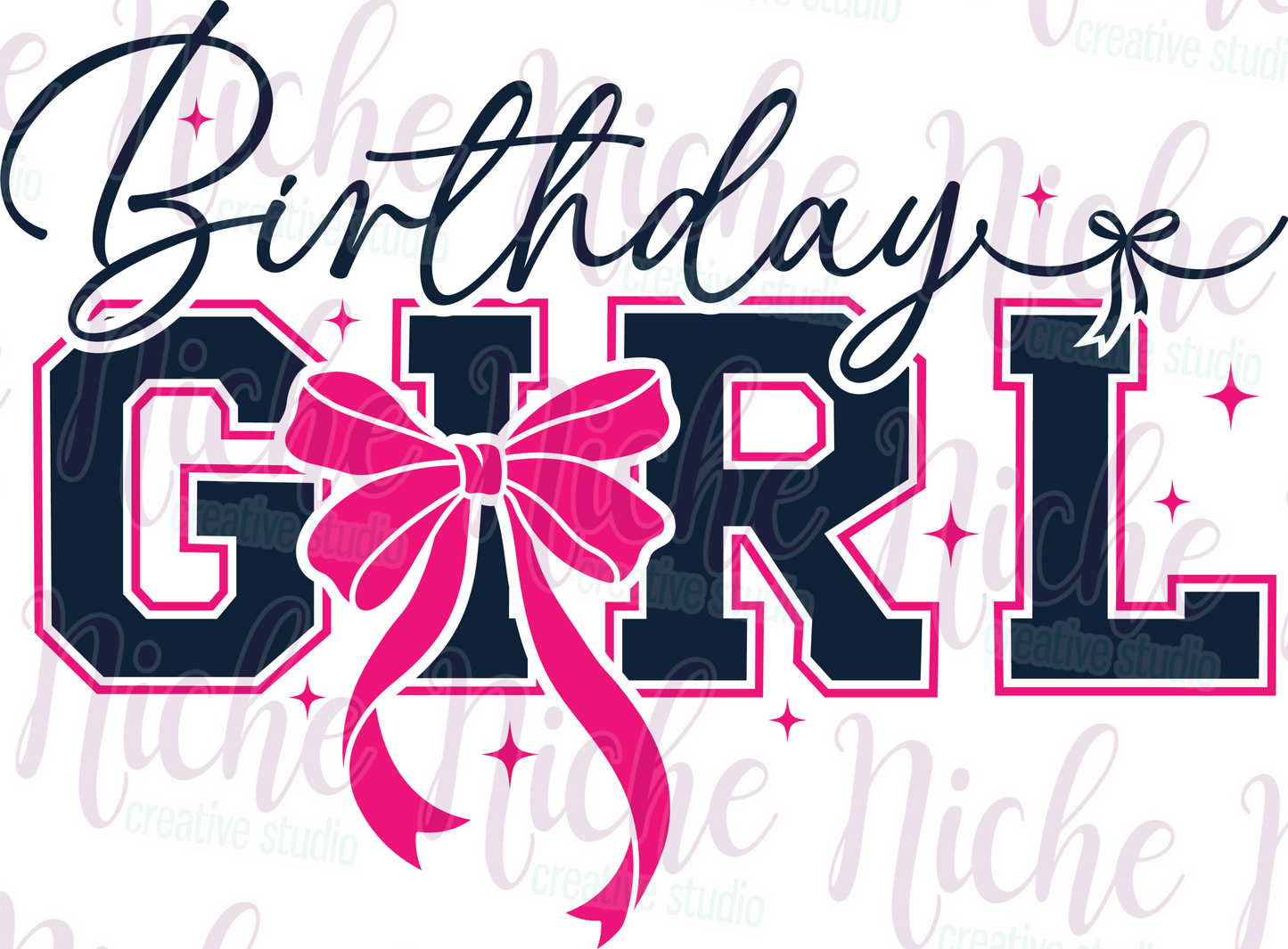 -BIR8617 Birthday Girl Decal