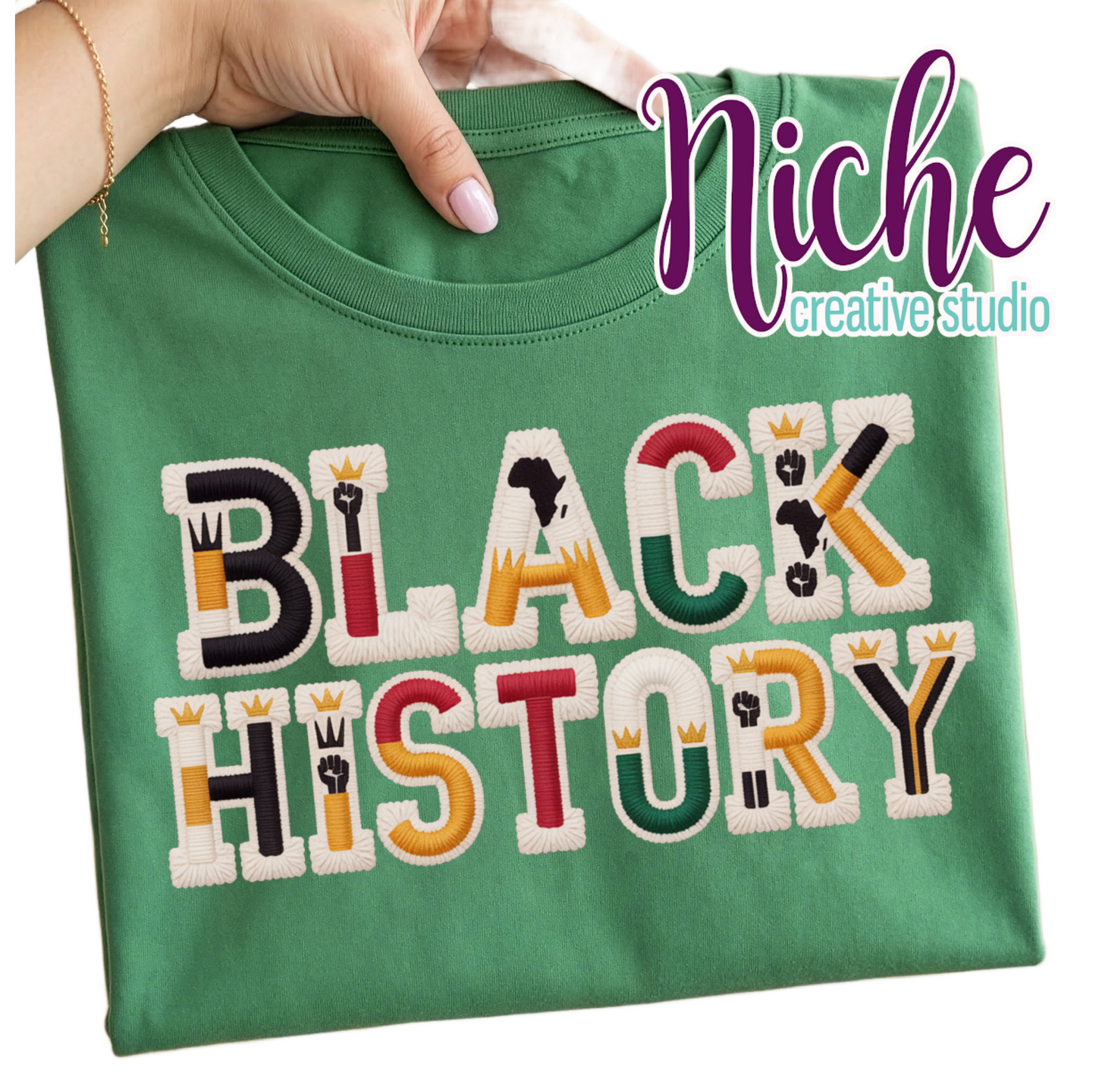 -BLA8002 Black History Decal