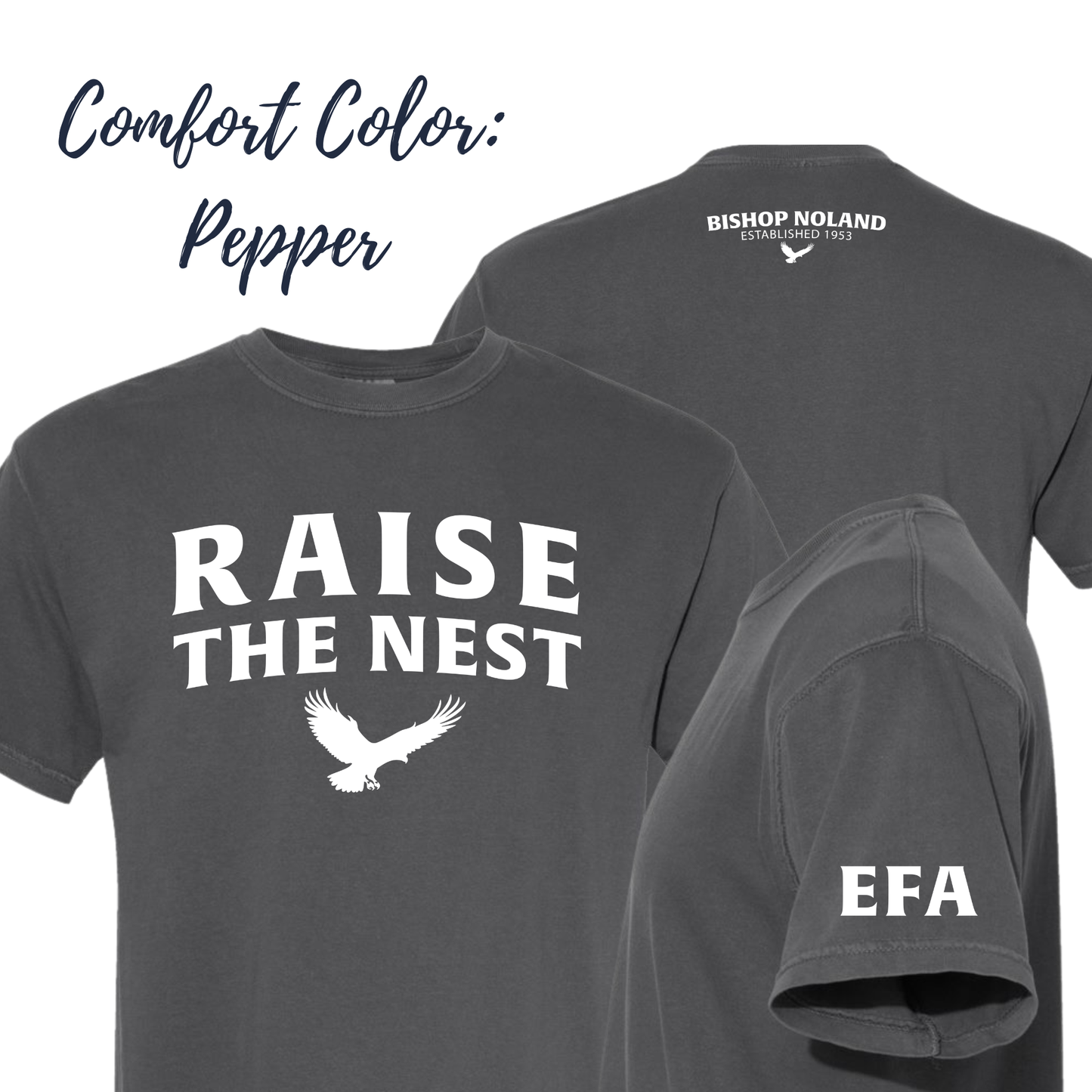 Raise the Nest Eagle Family Association Comfort Colors T-Shirt