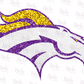 -BRO1128 Bronco Glitter Decal