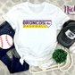 -BRO1520 Broncos Baseball 1 Decal