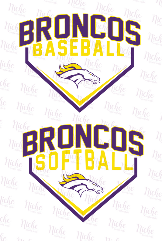 -BRO1521 Broncos Diamond Decal