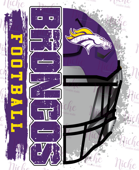 - BRO302 Broncos Football Decal