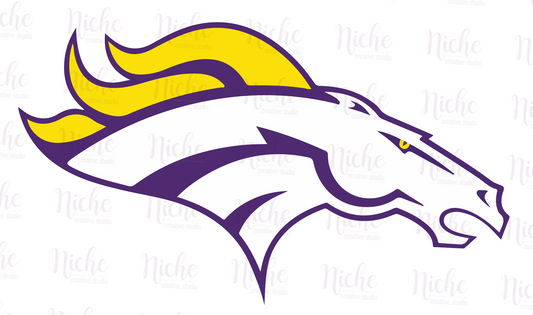 -BRO3094 Bronco Sam Houston Decal