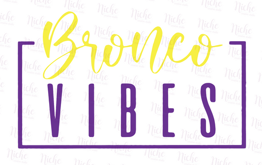 -BRO3095 Bronco Vibes Decal