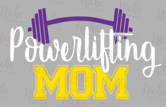 -BRO3110 Powerlifting Mom Decal