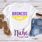 -BRO3118 Broncos Football Decal