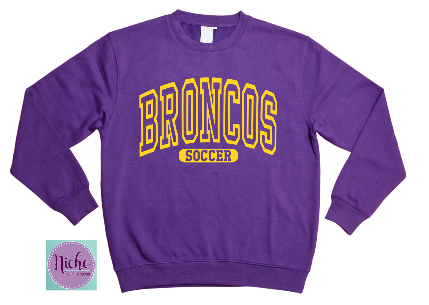 -BRO3401 Broncos Soccer Decal