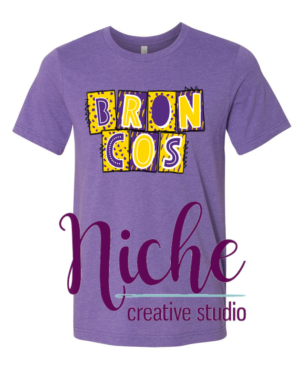 -BRO5487 Broncos Decal