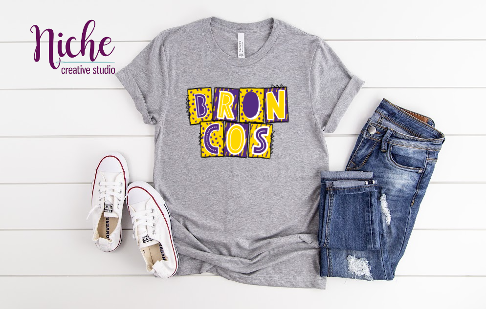 -BRO5487 Broncos Decal