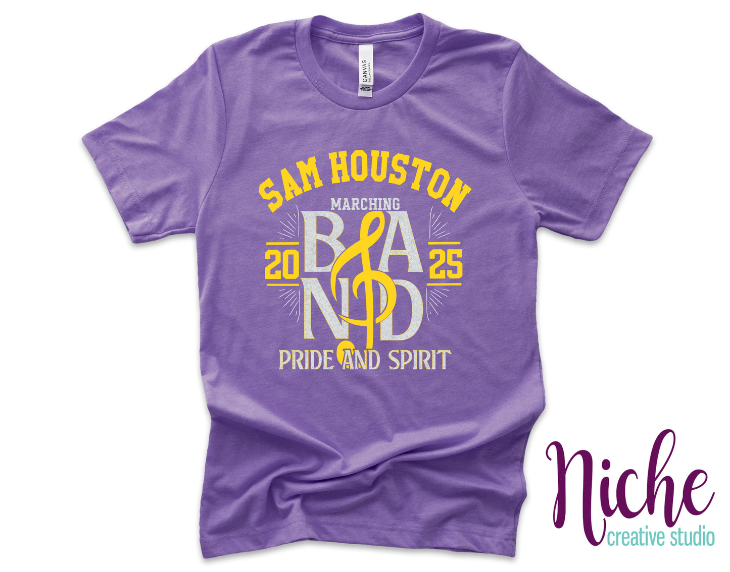 -BRO8401 Sam Houston Band Pride and Spirit Decal