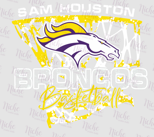 -BRO931 Broncos Basketball Decal