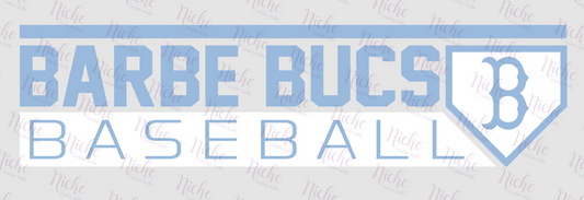 -BUC1777 Barbe Baseball  Decal