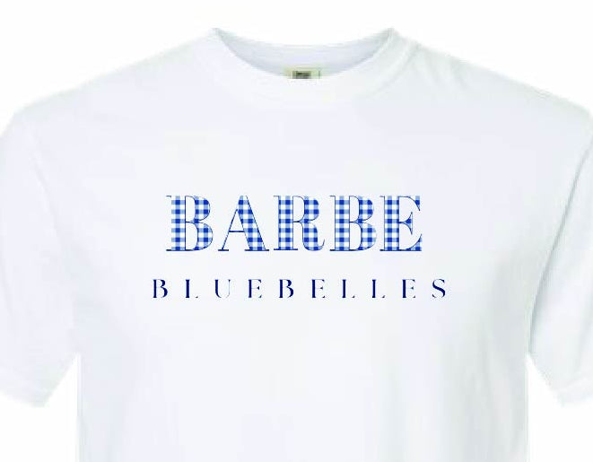 Barbe Bluebelle Plaid Comfort Colors Shirt