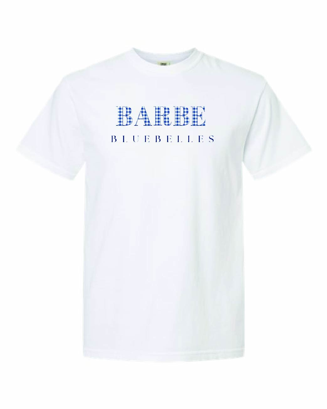 Barbe Bluebelle Plaid Comfort Colors Shirt