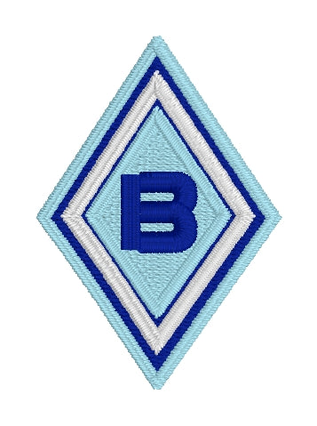 Barbe Band of Blue Embroidered Pocket (2 Options)