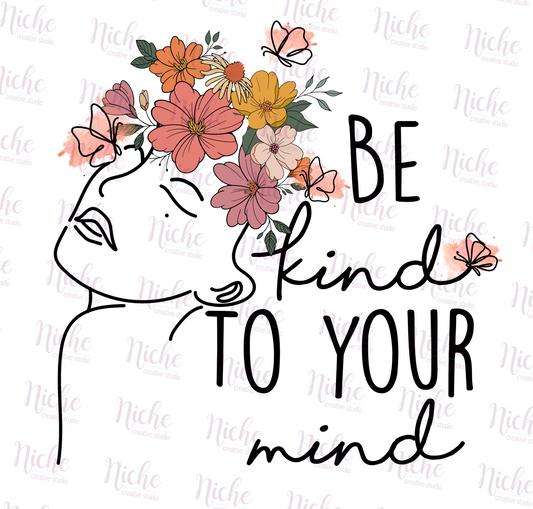 -CAU082 Be Kind to Your Mind Decal