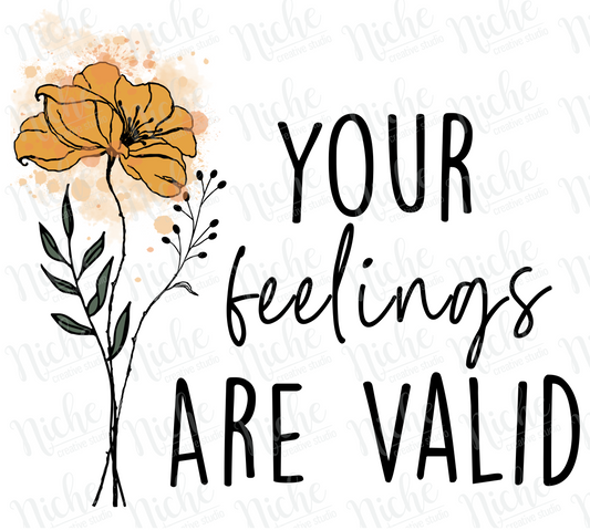 -CAU086 Your Feelings Are Valid Decal