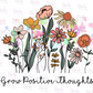 -CAU088 Grow Positive Thoughts Decal