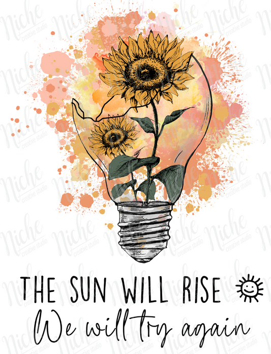 -CAU092 Sun Will Rise Decal