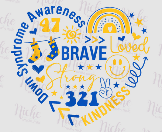 -CAU1723 Be Brave 3-21 Decal