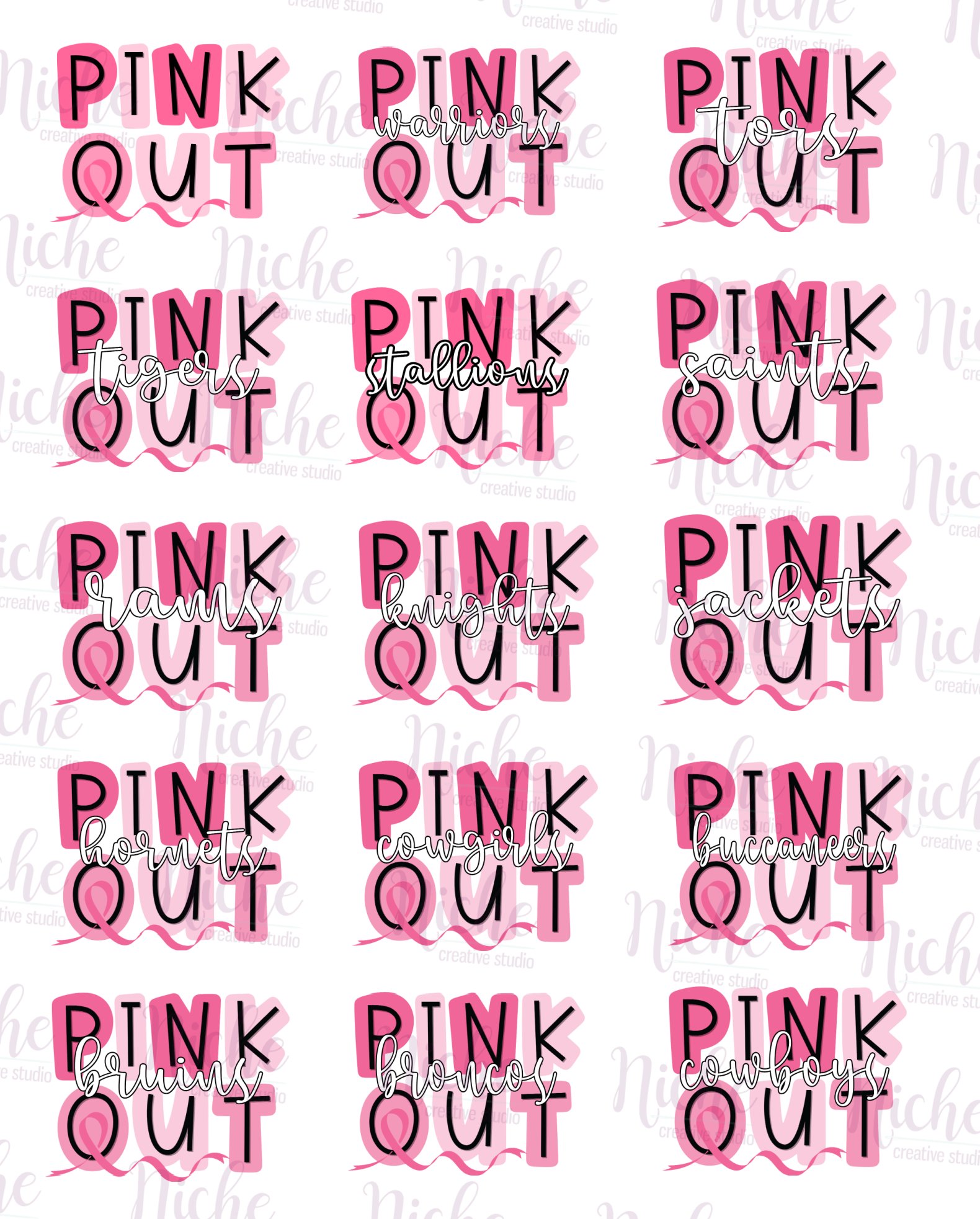 -CAU2026 Pink Out Decal – Niche Creative Studio