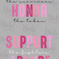 -CAU2040 Support Admire Honor Decal