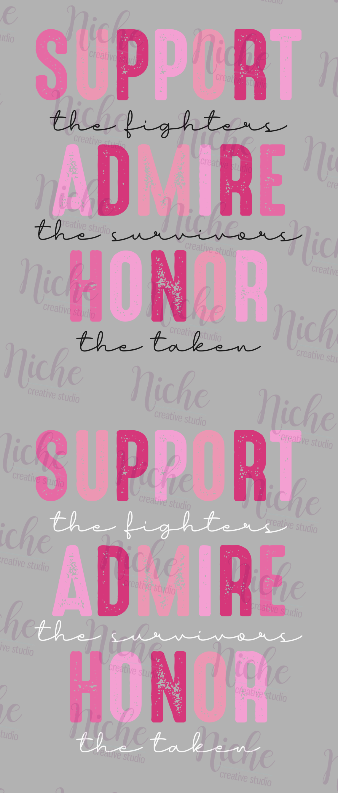 -CAU2040 Support Admire Honor Decal