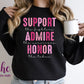 -CAU2040 Support Admire Honor Decal