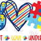 - CAU2853 Accept Love Understand Decal