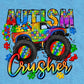 - CAU2864 Autism Crusher Decal