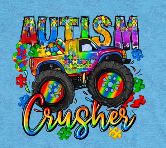 - CAU2864 Autism Crusher Decal