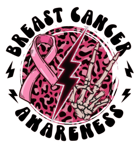 - CAU2871 Breast Cancer Awareness Rock Decal