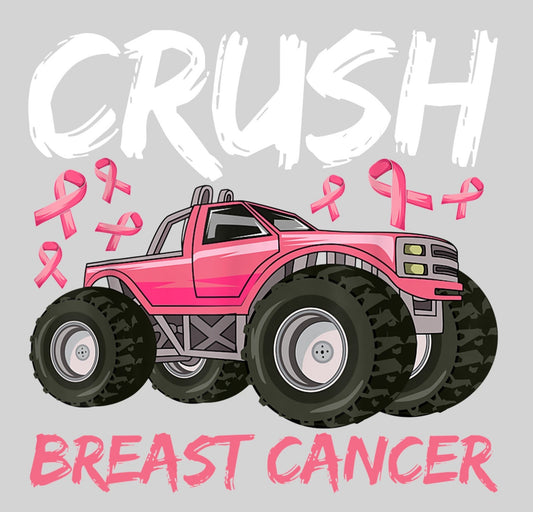 - CAU2881 truck Crush breast cancer decal
