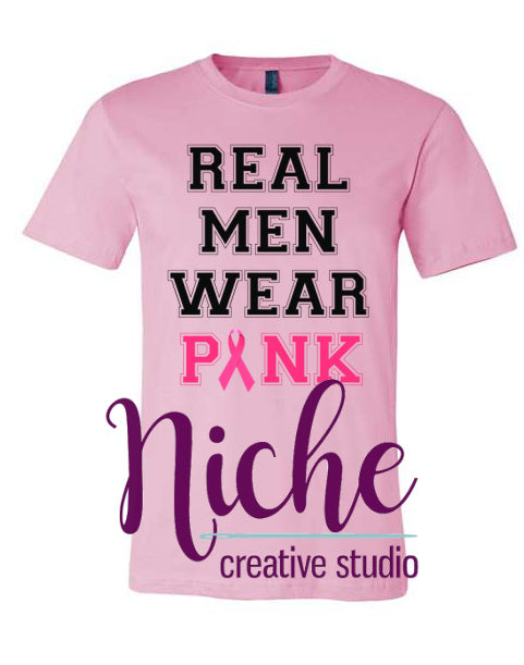 -CAU5258 Real Men Wear Pink Decal