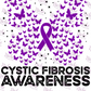 -CAU751 Cystic Fibrosis Butterfly Decal