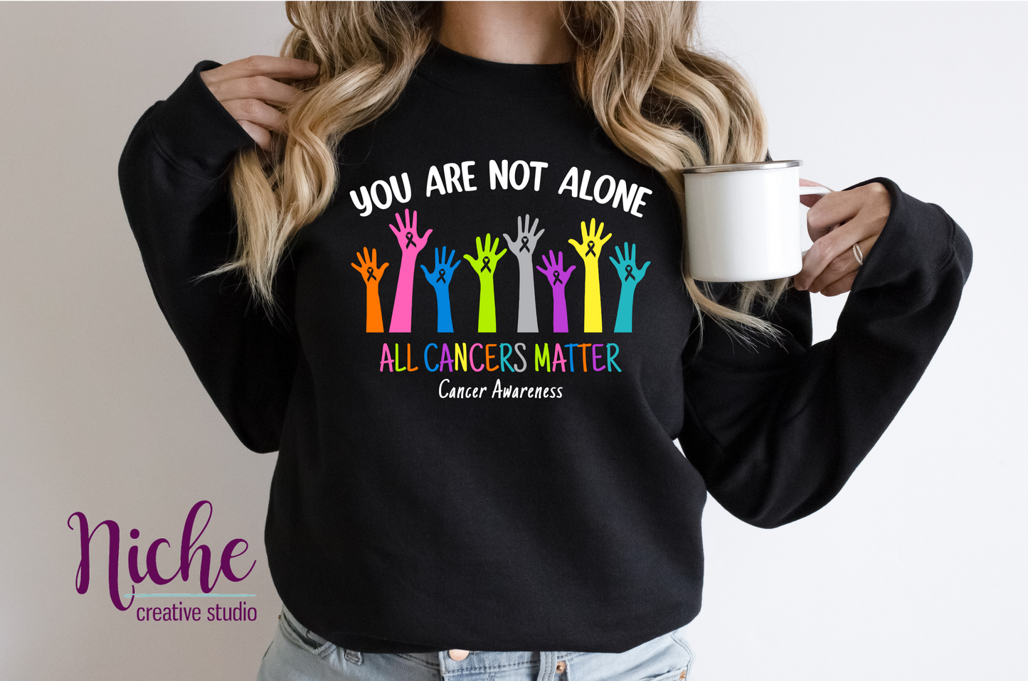 -CAU8048 You're Not Alone Decal
