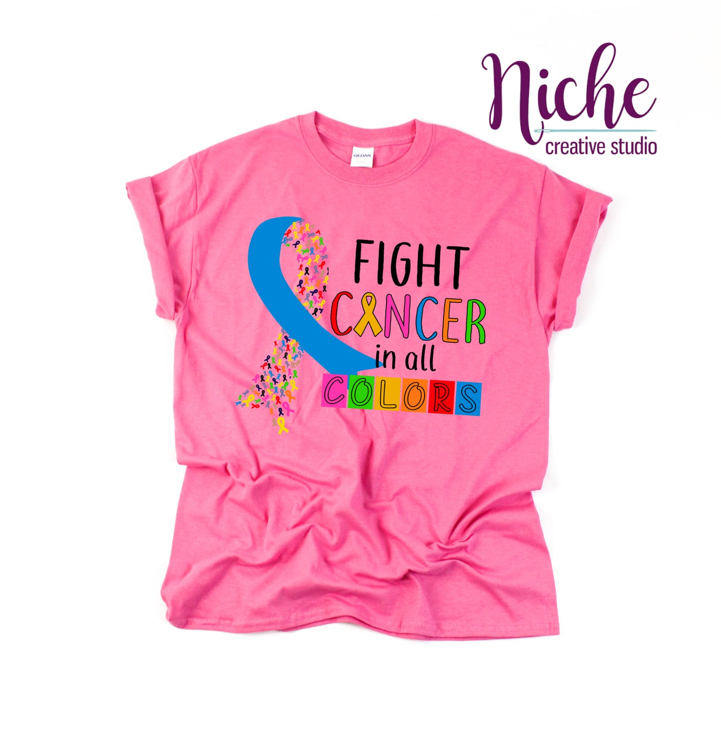 -CAU8051 Fight Cancer in All the Colors Decal