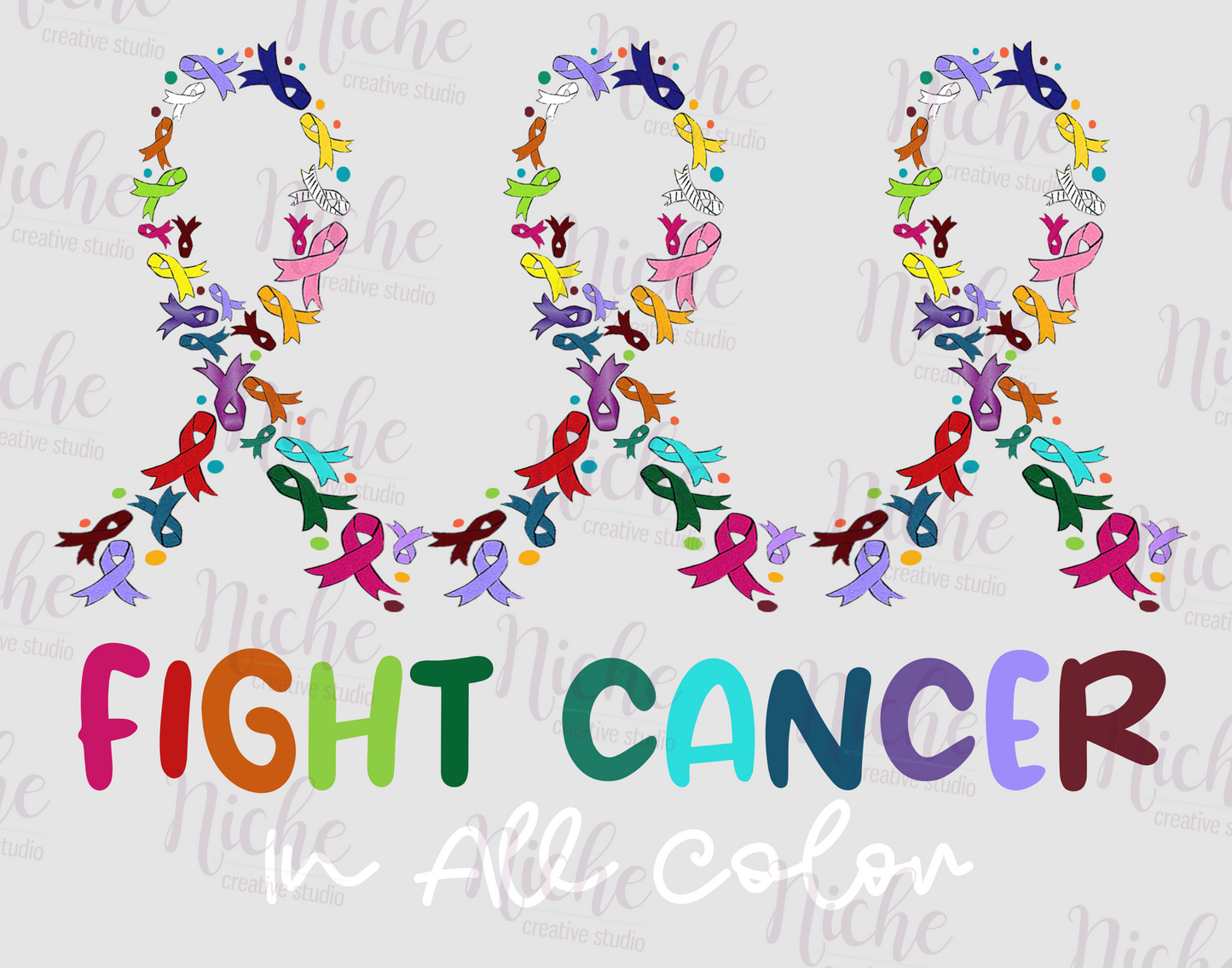 -CAU8055 Fight Cancer Decal