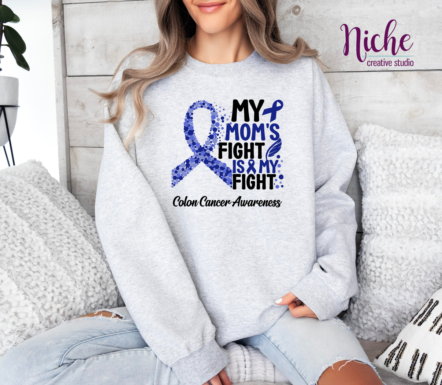 -CAU8091 My Mom's Fight Is My Fight Decal