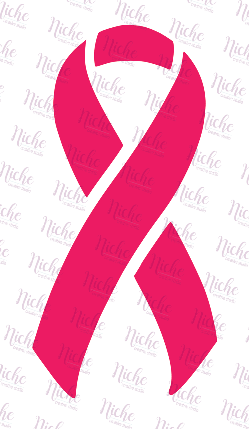 -CAU855 Pink Ribbon Decal – Niche Creative Studio