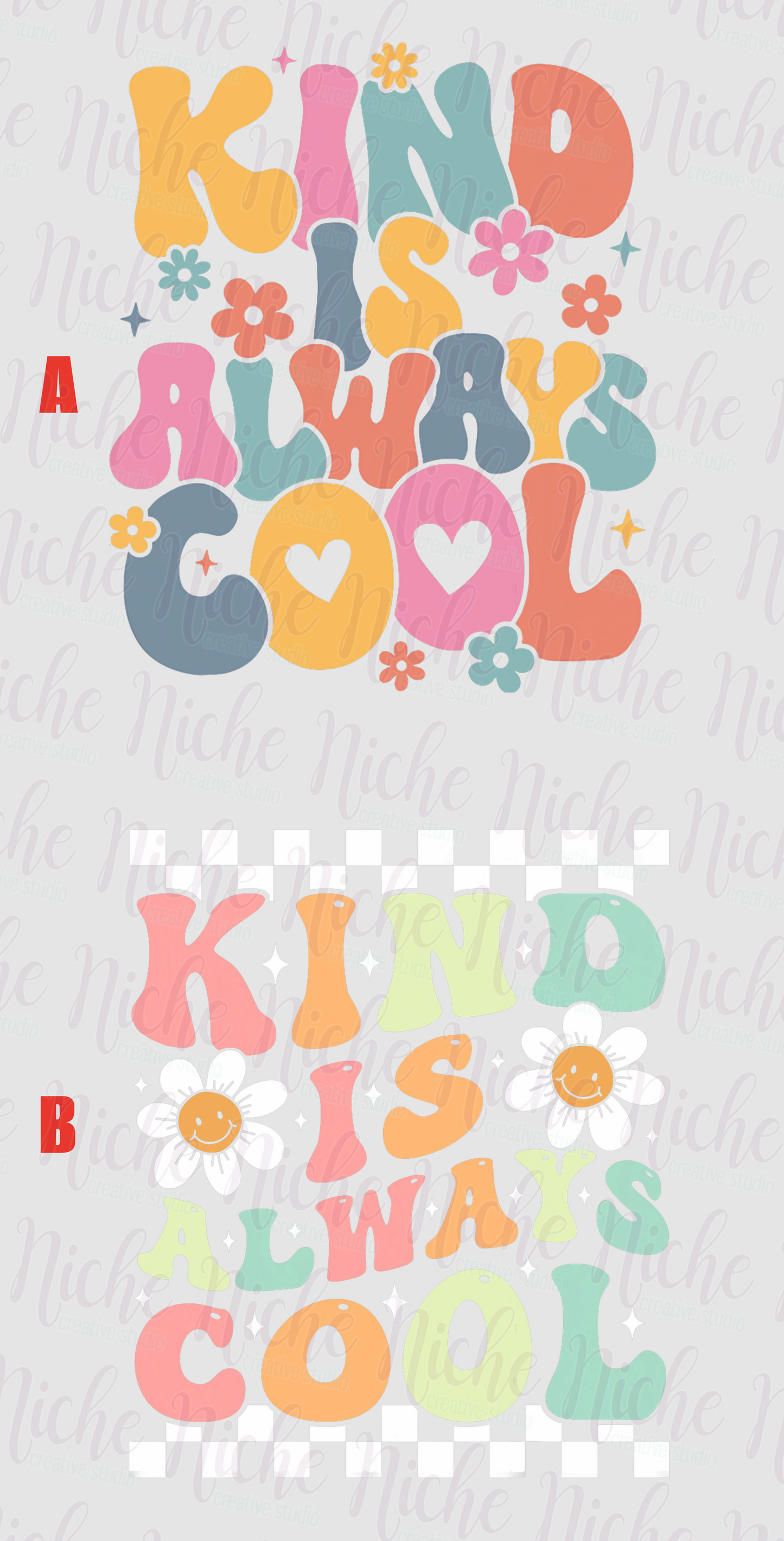 -CAU8601 Kind is Always Cool Decal