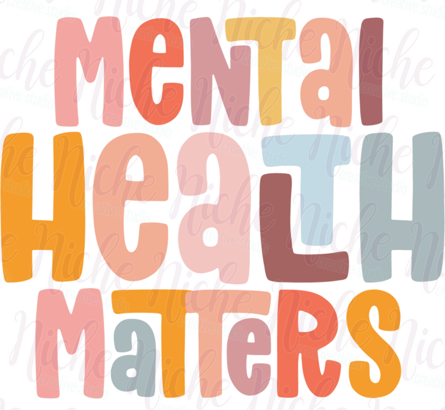 -CAU8606 Mental Health Matters Decal