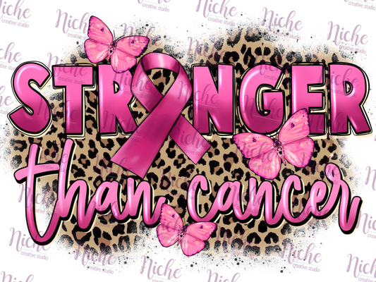 -CAU878 Stronger Than Cancer Decal