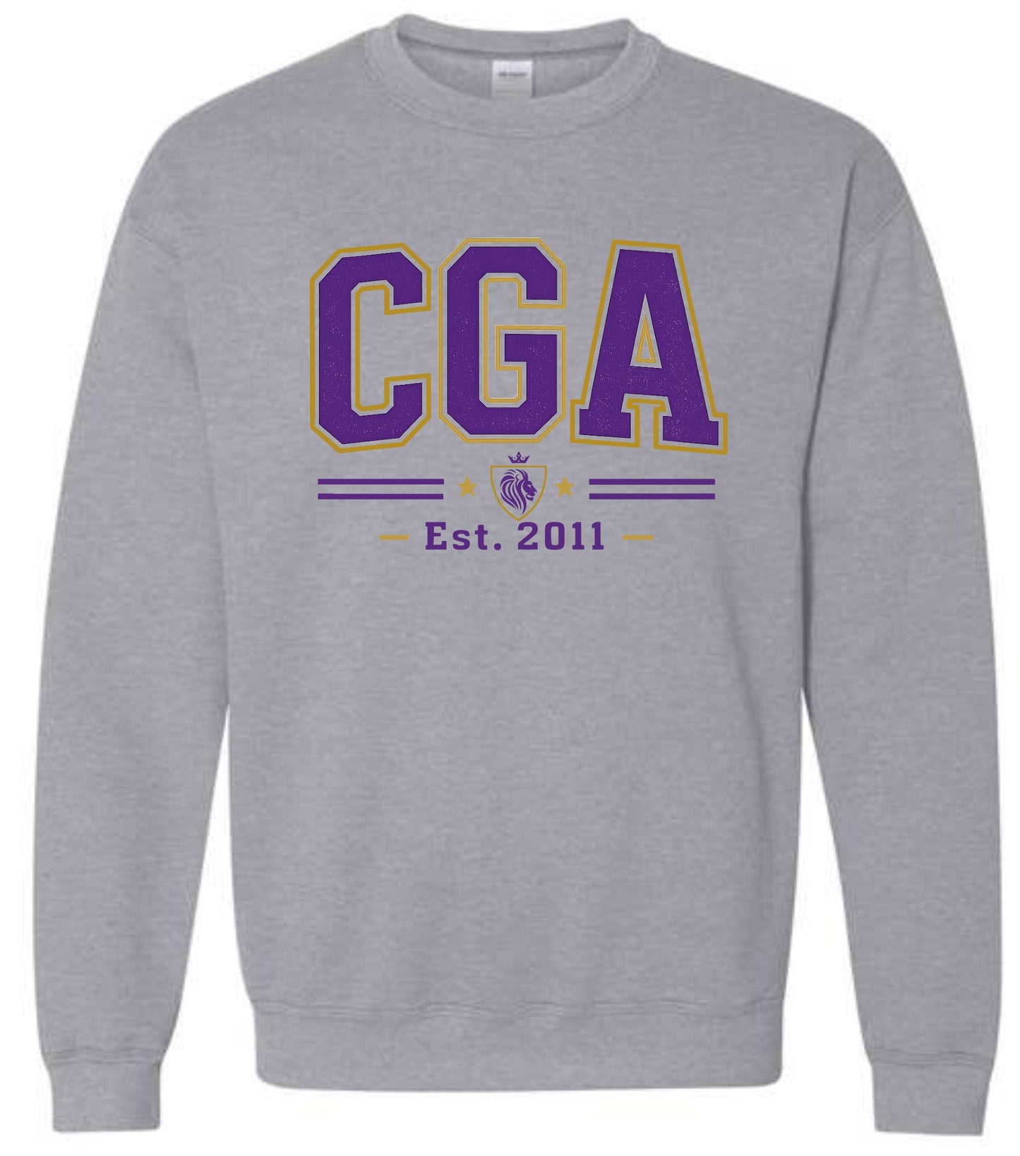 CGA261 Varsity Gray Sweatshirt - Youth