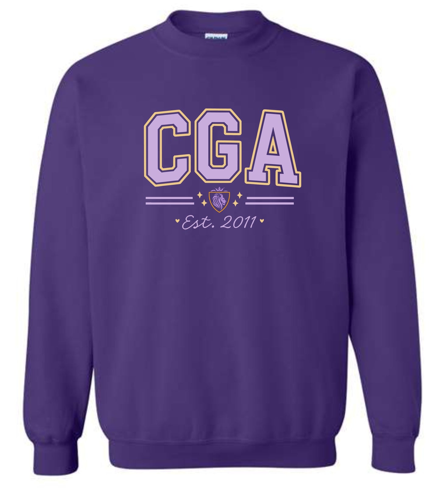 CGA262 Varsity Purple Sweatshirt - Youth