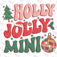 -CHR1015 Holly Jolly Mini Decal