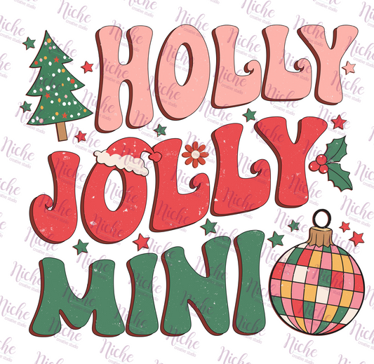 -CHR1015 Holly Jolly Mini Decal