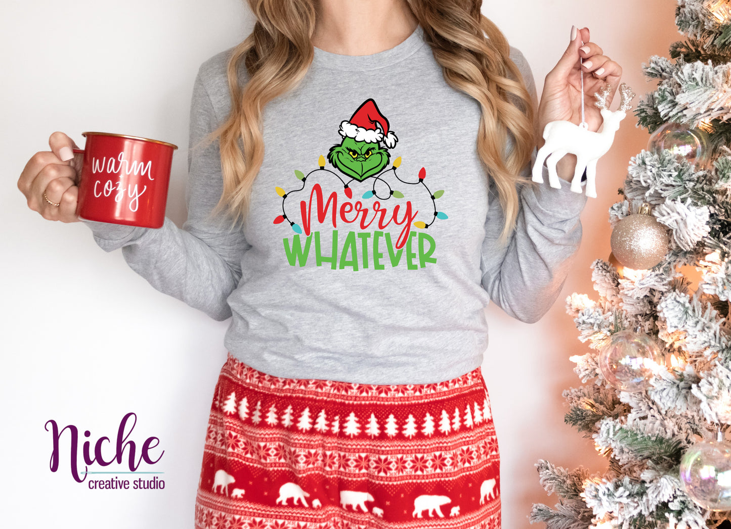 -CHR1032 Grinch Merry Whatever Decal