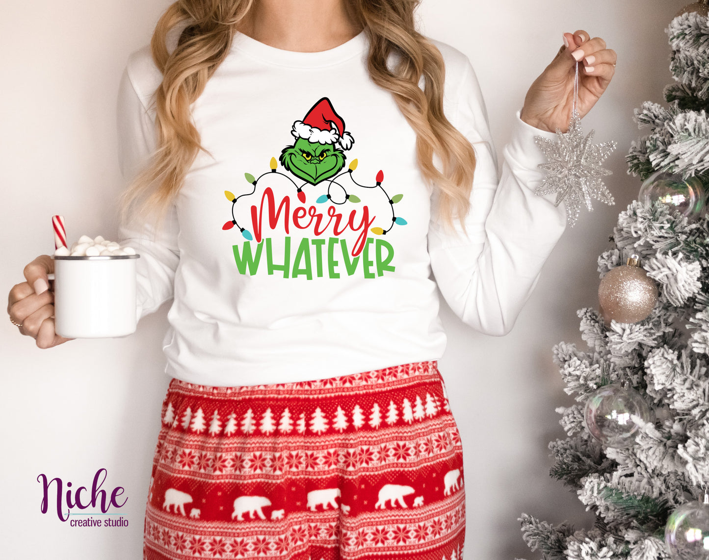 -CHR1032 Grinch Merry Whatever Decal
